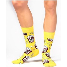 Resim Ozzy Socks Pop Corn Desenli Çorap Çok Renkli 