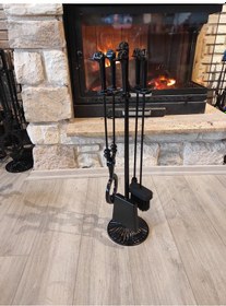 Resim Şömine Maşa Takımı N11.1929 