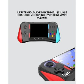 Resim S'82 3,5 Inç Ekranlı Taşınabilir El Konsolu – 500 Klasik Oyunla Eğlence Yanınızda 