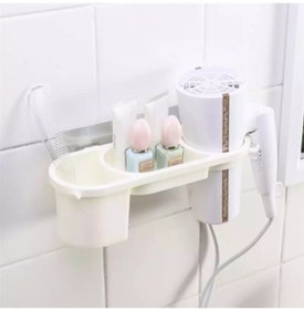 Resim CMT Fön Makinesi Askısı Banyo Rafı Banyo Organizer TYC00081078664 