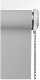 Resim Kalın Kumaş Zebra Stor Güneşlik Etek Dilimsiz Stor Perde GRİSTOR, Gri, 160 x 260 