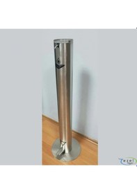 Resim Ayak Pedallı Dezenfektan Dispenseri 1Lt Hacimli Paslanmaz Çelik 