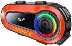 Resim 08 2X 1000m Telsiz Mesafeli Özellikli 2 Kişi Bağlantılı Bluetooth Kask Kulaklık Interkom 