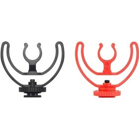 Resim Cbtx 2pcs Mikrofon Montaj Braketi Soğuk Ayakkabı Montaj Mikrofon Tutucu Kırmızı 