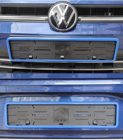 Resim Takmatik Mavi Oto Plakalık 2 Adet Ön Ve Arka 