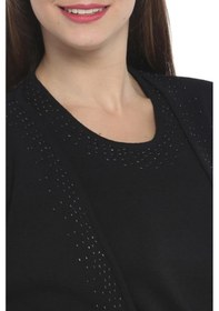 Resim Solo El Işi Motif Triko Hırka Takım 001 