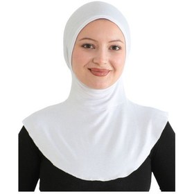 Resim Modish Group Kadın Boyunluklu Hijab Tesettür Pratik Spor Bone - Sarı Beyaz 