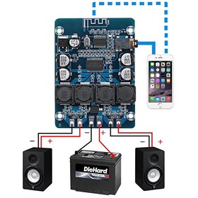 Resim TPA3118 Bluetooth 2x30W Ses Amfi Modülü DC 8-26V Stereo Ses Müzik MP3 Çalma Kartı Amplifikatör XH-M314 Robiz