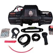 Resim Hunter Winch Hunter Vinç 12000 Lb Sentetik Halat 4X4 Offroad 12V 