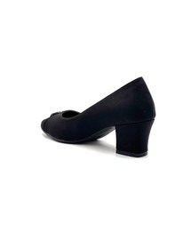 Resim Kindep Park Moda Kısa Topuklu Kadın Ayakkabı Siyah Siyah 