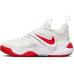 Resim Nike Çocuk Yürüyüş Ayakkabısı Beyaz - Kırmızı 29,5 Erkek Taban Tipi Bantlı Mikrofiber 