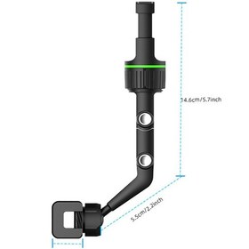 Resim Evrensel Araba Telefon Tutucu 360 Derece Dönebilen Araba Braketi A Yeşil Siyah&yeşil 