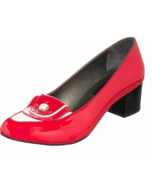 Resim Costo Shoes KDR1476 Fuşya Özel Seri Büyük Numara Abiye Kadın Ayakkabısı Rahat Geniş Kalıp 
