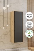 Resim Banyo Gül 120 Cm Banyo Boy Dolabı 