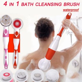 Resim Pratik Bath Vücut Masaj Ve Temizleme Duş Fırçası Seti 