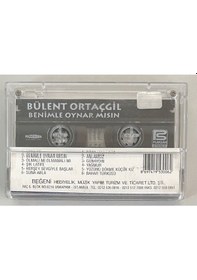 Resim Bülent Ortaçgil Benimle Oynar Mısın Kaset Orjinal Dönem Baskı 