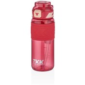 Resim Tkk T1020 1000ml Pipetli Kırmızı Tritan Matara 