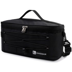 Resim Hikeman Açık Baharat Saklama Çantası Kamp Baharat Kavanozları Siyah 