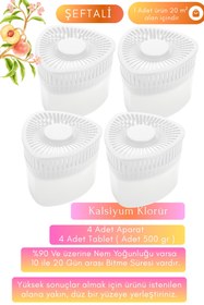 Resim Saban Nem Alıcı Set | Şeftali Esanslı | 4 Aparat 4 Tablet | Rutubet & Küf Önleyici 