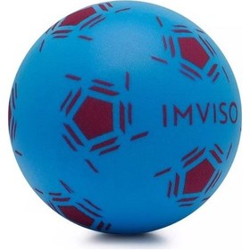 Resim Kipsta İmviso Mini Sünger Futbol Topu Mavi-Mor 1 Numara 