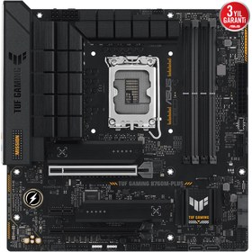 Resim TUF GAMING B760M-PLUS, 4xDDR5, 2x M.2, HDMI, DP, Type-C, 12-13-14.Nesil, LGA1700 Soket, Anakart 