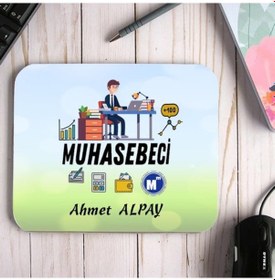Resim Muhasebeciye Hediye Özel Isimli Mouse Pad 