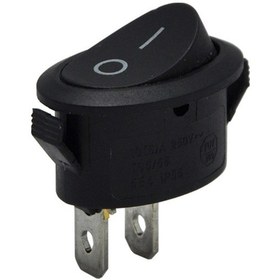 Resim Oval Işıksız Anahtar Siyah 