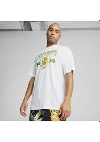 Resim Puma 68544701 Rival Rage Tee 3 Erkek Spor Tişört Beyaz 