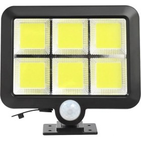 Resim 50W Güneş Enerjili Projektör, 5 Metre Kablo ile Güçlü ve Kullanışlı 