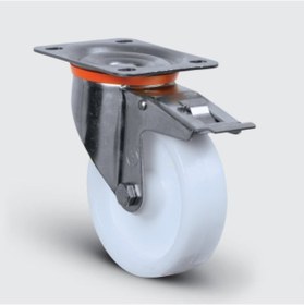 Resim EZ01HBZ100F Döner Tablalı Frenli Poliamid Tekerlek Çap:100 