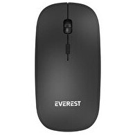 Resim Everest SM-12 Kablosuz Mouse Slim Siyah 