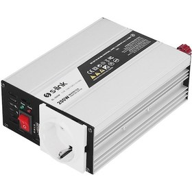 Resim S-Link SL-200W Çakmak Power İnverter 12V 200W 