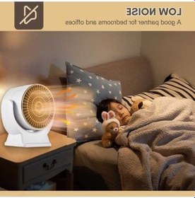 Resim Flybuy 800w Taşınabilir Isıtıcı - Enerji Tasarruflu, Devrilme Korumalı, Beyaz, 11,8x11x19,5 Cm, Pratik Kullanım 