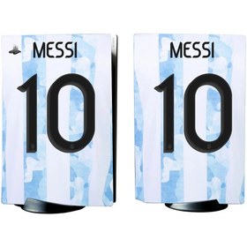 Resim Kt Grup Messi Forma Playstation 5 Standart Kasa Dijital Versiyon Full Sticker Kaplama Seti 