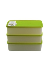 Resim Hobby Life Alaska Nofrost Saklama Kabı 2 Litre 3'Lü Yeşil Çok Renkli 