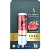 Resim Deraderm Natural Lip Balm Çilek 5 gr 
