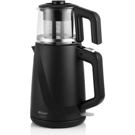 Resim Pratik ve Kullanışlı 1650W Siyah Çay Makinesi, Kolay Kullanım ve Şık Tasarım 