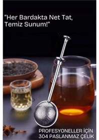 Resim Bitki Çayı Süzgeci Çay Demleme Aparatı Profesyonel 304 Paslanmaz Çelik 722198 1 