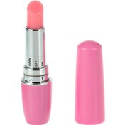 Resim Pembe Tilki Modern Mini Ruj Vibratör Pembe 9 CM 