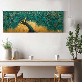 Resim Yeşil Yapraklı Ağaç - 200x70 