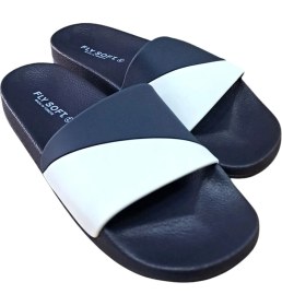 Resim Fly Soft S263.071 Erkek Havuz - Plaj ve Günlük Terlik Lacivert - Beyaz 
