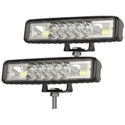 Resim Lemestar 2 Adet 6 İnç 60w Led Çalışma Işığı - Su Geçirmez, Dayanıklı Alüminyum Gövde, 50000 Saat Ömürlü, Araç Ve Off-road Aydınlatma 