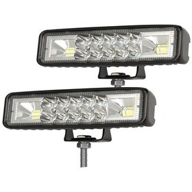 Resim Lemestar 2 Adet 6 İnç 60w Led Çalışma Işığı - Su Geçirmez, Dayanıklı Alüminyum Gövde, 50000 Saat Ömürlü, Araç Ve Off-road Aydınlatma 