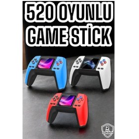 Resim Game Stick Oyun Konsolu 520 Oyunlu Retro Oyunlu Led Ekran 