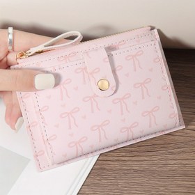 Resim Retro Baskı Kadın Kısa Cüzdan, Yüksek Kaliteli Kredi Kartı Tutucu, Snap Kapatma ile Rahat Çoklu Yuva Düzenleyici, Polyester Astarlı, Okul Yurtları ve Çalışma Seansları için İdeal, Kredi Kartı Depolama|Şık Cüzdan|Polyester Astarlı Cüzdan 