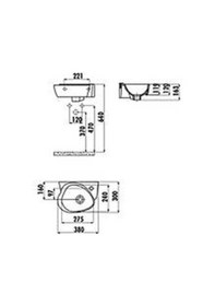 Resim Creavit Ck035 Çocuk Lavabo 38 CM 