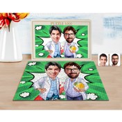 Resim Bk Gift Kişiye Özel Kankalar Karikatürlü 1000 Parça Profesyonel Puzzle-2 