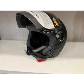 Resim Kask Sway Sw 715 Matt Black Aynalı Vizör Mat Siyah 