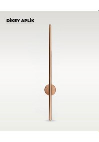 Resim 12w Rose Gold Renk Dikey Aplik - Gün Işığı 