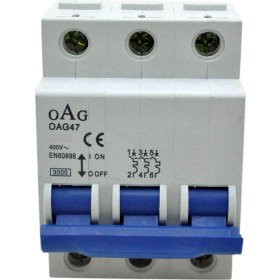 Resim Oag 100A (3X100A) C/3Ka Grup W Otomat 